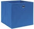 vidaXL Aufbewahrungsboxen 4 Stk. Blau 32x32x32 cm Stoff