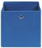 vidaXL Aufbewahrungsboxen 4 Stk. Blau 32x32x32 cm Stoff