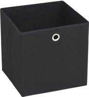 vidaXL Aufbewahrungsboxen 4 Stk. Vliesstoff 32x32x32 cm Schwarz