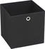 vidaXL Aufbewahrungsboxen 4 Stk. Vliesstoff 32x32x32 cm Schwarz