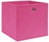vidaXL Aufbewahrungsboxen 4 Stk. Rosa 32x32x32 cm Stoff