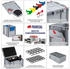 Proregal Spar Set 3x Eurobox Nextgen Economy Mit Scharnierdeckel & Schwarzen Schiebeschnappverschlüssen Griffe Geschlossen HxBxT 32 x 40 x 60 cm