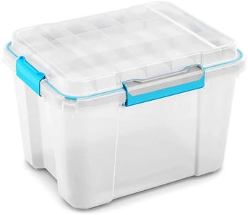 KIS Scuba Aufbewahrungsbox M 45 Liter 8433000.0485.01 Farbe: transparent/grau/blau