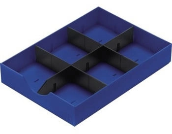 styro Schublade doc 268-405.35 1Längs-/2Querstege blau