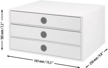 Soho Schubladenbox Kraft 3 Schübe A4