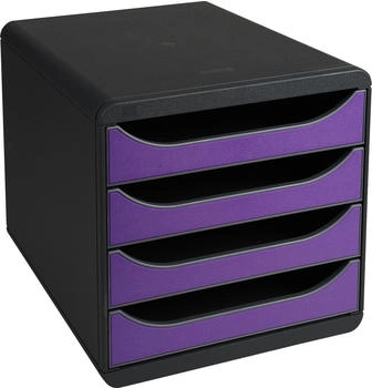Exacompta Schubladenbox BIG-BOX Iderama 310720D 4Sch. violett