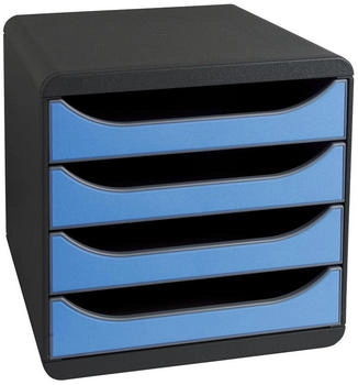 Exacompta Schubladenbox BIG-BOX Iderama 310779D 4Sch. eisblau