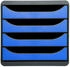 Exacompta Schubladenbox BIG-BOX Iderama 310779D 4Sch. eisblau