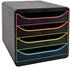 Exacompta Schubladenbox BIG-BOX 310914D 4Sch. harlekin/sw