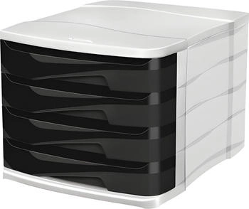 CEP CEP Schubladenbox Ellypse OWA 4 Schübe 292x386x246mm schwarz