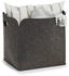 Zeller Filzkorb (L x B x H: 36 x 28 x 36 cm Anthrazit)