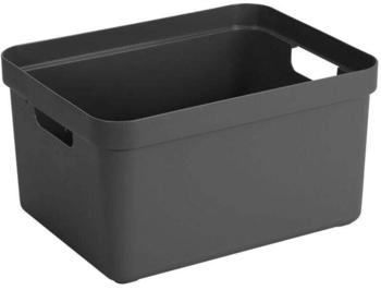 Sunware Sunware Aufbewahrungsbox Sigma Home (L x B x H: 44,5 x 34,5 x 24,3 cm Kunststoff Anthrazit)