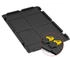 Proregal SuperSparSet 4x Eurobox Nextgen Grip Mit Scharnierdeckel Und Gelben Verschlüssen HxBxT 22x40x60cm 44 Liter Schwarz Griffe Geschlossen