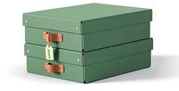 Esselte Leitz Arrchivbox Puro flach mit Klappdeckel 2 Stueck Hellgr&uuml;n (61480050)