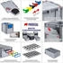 Proregal SuperSparSet 10x Eurobox Nextgen Grip Mit Scharnierdeckel Und Roten Verschlüssen HxBxT 22x40x60cm 44 Liter Schwarz Griffe Offen