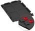 Proregal SuperSparSet 10x Eurobox Nextgen Grip Mit Scharnierdeckel Und Roten Verschlüssen HxBxT 12x30x40cm 11 Liter Schwarz Griffe Geschlossen