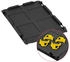 Proregal SparSet 5x Eurobox Nextgen Grip Mit Auflagedeckel Und Gelben Verschlüssen HxBxT 32x30x40cm 30 Liter Schwarz Griffe Geschlossen