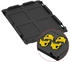 Proregal SparSet 5x Eurobox Nextgen Grip Mit Auflagedeckel Und Gelben Verschlüssen HxBxT 32x30x40cm 30 Liter Schwarz Griffe Offen