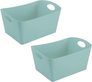 Koziol Aufbewahrungsbox BOXXX M 2er-Set solid green