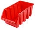 Proregal SuperSparSet 10x Sichtlagerbox 4 HxBxT 15,5 x 20,4 x 34 cm Polypropylen Rot