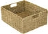 HMF Aufbewahrungskorb Korb Geflochten Seegras Kallax Halbes Fach 30 x 34 x 15 cm