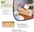 HMF Aufbewahrungskorb Badezimmer Korb Geflochten Wasserhyazinthe Seegras 38 x 15 x 14 cm