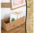 HMF Aufbewahrungskorb Badezimmer Korb Geflochten Wasserhyazinthe Seegras 38 x 15 x 14 cm