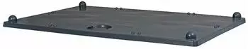 Jungheinrich Stülpdeckel für Großbehälter aus Polypropylen BxT 1.200 x 800 mm anthrazit