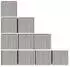 vidaXL Faltboxen 10 Stk. Braun 32x32x32 cm Vlies