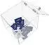 HMF 46917 Acryl Spendenbox Schloss 25 x 25 x 25 cm DIN A5 Transparent