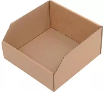Trans-Pak Regalkasten braun 1-wellige Pappe L200xB200xH100mm