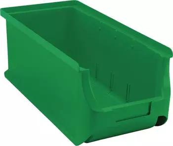 Allit Stapelbarer Sichtlagerkasten ProfiPlus Box 3L grün Tiefe 320 mm Polypropylen HxBxT 125x150x320mm PP