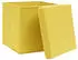 vidaXL Aufbewahrungsboxen mit Deckeln 10 Stk. 28x28x28 cm Gelb