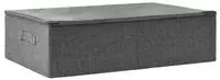 vidaXL Aufbewahrungsbox Stoff 70x40x18 cm Anthrazit