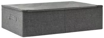 vidaXL Aufbewahrungsbox Stoff 70x40x18 cm Anthrazit