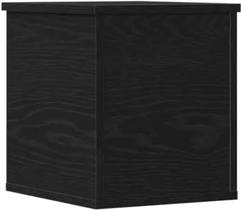 vidaXL Aufbewahrungsbox Schwarz Eichen-Optik 30 x 35 cm