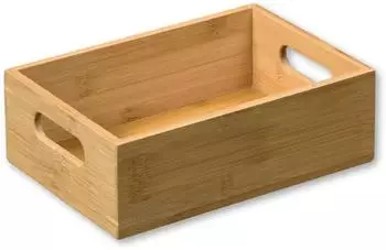 Kesper Aufbewahrungsbox Bambus stapelbar 57403 1 Maße (B x L H): 24 16,5 8 cm