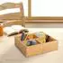 HomCom Aufbewahrungsbox 833-470 natur Bambus B/H/T: ca. 24,6x17,6x7 cm