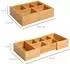 HomCom Aufbewahrungsbox 833-470 natur Bambus B/H/T: ca. 24,6x17,6x7 cm