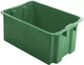 Lakape LA KA PE Drehstapelbehälter 60 l 650 x 450 280 mm grün LB 65/45 gruen (60 Liter)
