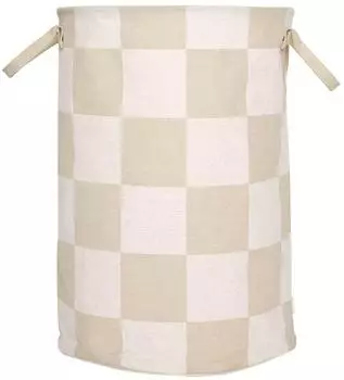 OYOY Chess Aufbewahrungskorb Ø 38 cm clay / offwhite