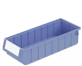 BITO Verstärkter Regalkasten taubenblau Tiefe 400 mm HxBxT 90x156x400mm PP taubenblau