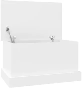 vidaXL Aufbewahrungsbox Weiß 50 x 30 28 cm Holzwerkstoff