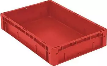 BITO Eurostapelbeh&auml;lter XL Set / XL 64121 L600xB400H120 mm, rot