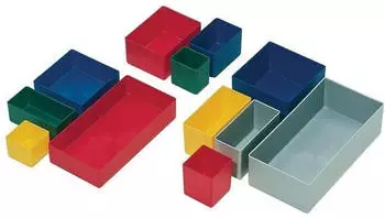 Lakape LA KA PE Einsatzkasten E40/2 99 x 99 x 40 mm blau E 40/2 blau