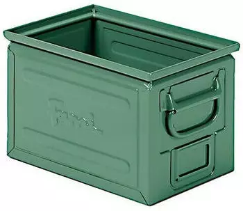 Fa & Mi Stapelbeh&auml;lter Stahlkasten Gr&ouml;&szlig;e 272-3 gr&uuml;n RAL6011 300 x 200 x 200 mm