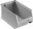 Proregal SparSet 10 x Graue Sichtlagerbox 3.0 HxBxT 12,5 x 14,5 x 23,5 cm 2,8 Liter Sichtlagerbehälter Sichtlagerkasten