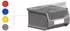 Proregal SuperSparSet 48 x Gelbe Sichtlagerbox 1.0 Mit Abdeckung HxBxT 6 x 10 x 10 cm 0,4 Liter Sichtlagerbehälter Sichtlagerkasten