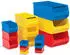 Proregal SparSet 5 x Blaue Sichtlagerbox 5.1 Mit Griffstange und Abdeckung HxBxT 20 x 30 x 50 cm 21,8 Liter Sichtlagerbehälter Sichtlagerkasten
