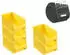 Proregal SparSet 5 x Gelbe Sichtlagerbox 3.0 Mit Abdeckung HxBxT 12,5 x 14,5 x 23,5 cm 2,8 Liter Sichtlagerbehälter Sichtlagerkasten